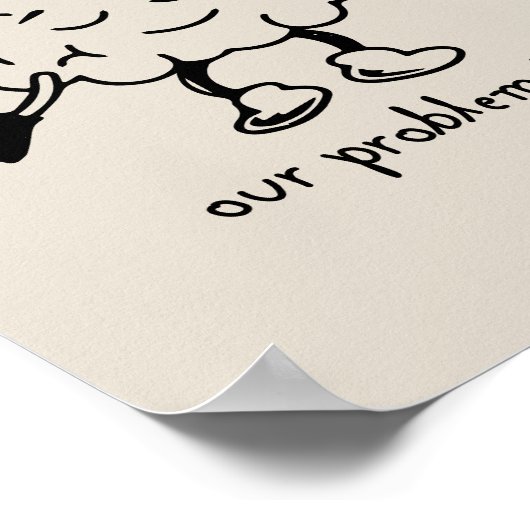 Let's Discuss our problems here Poster (Ecke)