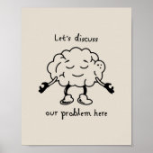 Let's Discuss our problems here Poster (Vorne)