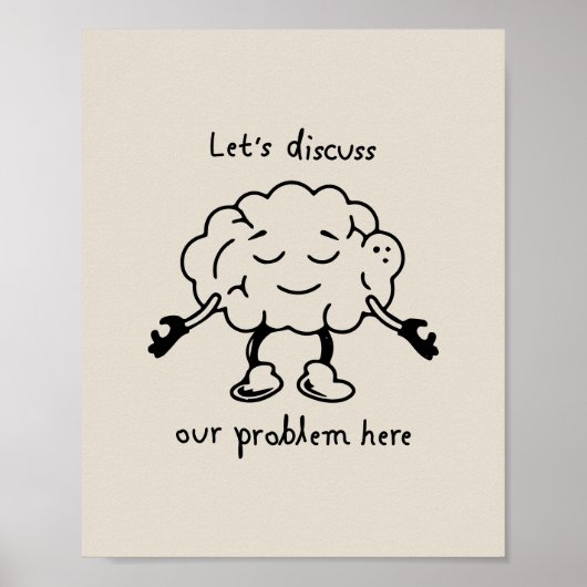 Let's Discuss our problems here Poster (Vorne)