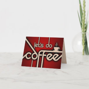 let's do coffee! karte