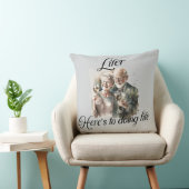 "Let's Do Life" Throw Pillow Kissen (Stuhl )