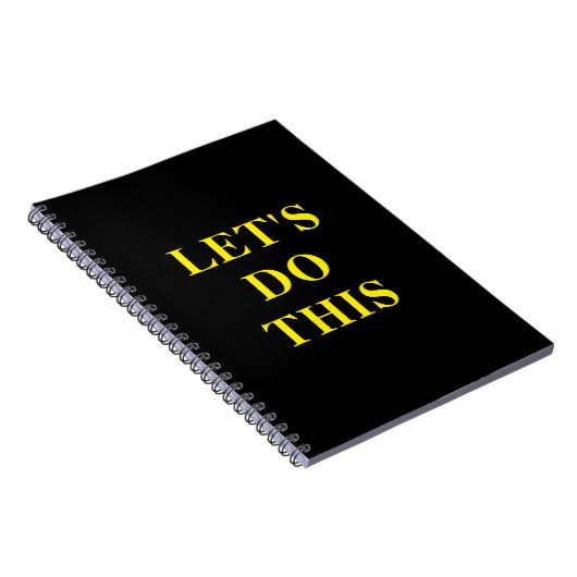 Let's Do This - 6.5" x 8.75" Classic Notebook Notizblock (Rechte Seite)