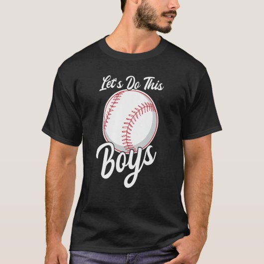 Lets Do This Boys Baseball Mama Sayings Mom  5 T-Shirt (Vorderseite)