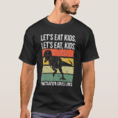 Let's Eat Kids Punctuation Saves Lives Grammar T-Shirt (Vorderseite)