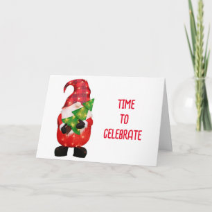 LET'S EAT, LET'S DRINK & LET'S BE MERRY HOLIDAY CA FEIERTAGSKARTE
