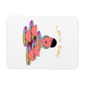 Let's Eat Refrigerator  Magnet (Horizontal)