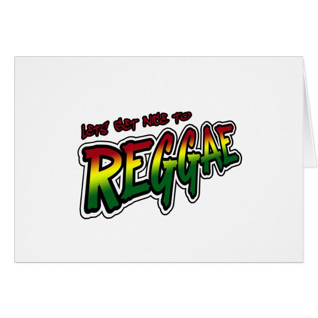 Lets erhalten zur REGGAE Tollpatsch Dubstep (Vorderseite (Horizontal))