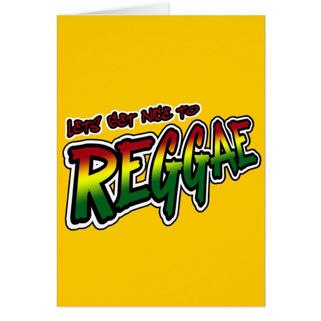 Lets erhalten zur REGGAE Tollpatsch Dubstep (Vorne)