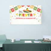 LET'S FIESTA Birthday Party banner backdrop (Messeveranstaltung)
