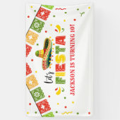 LET'S FIESTA Birthday Party banner backdrop (Vertikal)