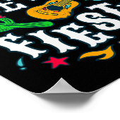 Let's Fiesta Cinco De Mayo Mexican Festival Party Poster (Ecke)