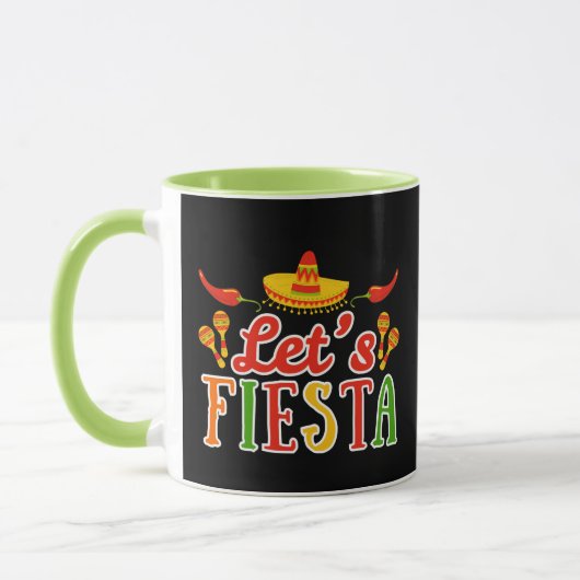 Let's Fiesta Cinco de Mayo Tasse (Links)