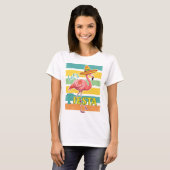Let's Fiesta Flamingo Cinco De Mayo T-Shirt (Vorne ganz)