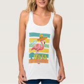 Let's Fiesta Flamingo Cinco De Mayo Tank Top (Vorderseite)