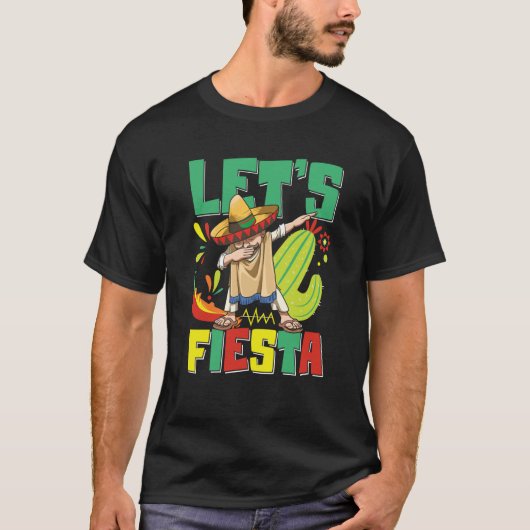 Let's Fiesta for a Mexican children and adults T-Shirt (Vorderseite)