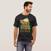 Let's Fiesta Sloth Beer Drinking Cinco De Mayo Mex T-Shirt (Vorne ganz)