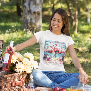 Let's Flamingle Beach Birthday Bash Gedenk-Artikel T-Shirt