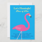 Let's Flamingle Class of 2019 Abschluss - Blue Einladung (Vorderseite)