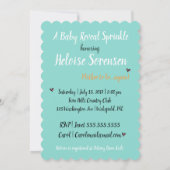 Let's Flamingle Flamingo Baby Brautparty Party Einladung (Rückseite)