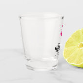 Let's Flamingle Flamingo Junggeselinnen-Abschied Schnapsglas (Links)