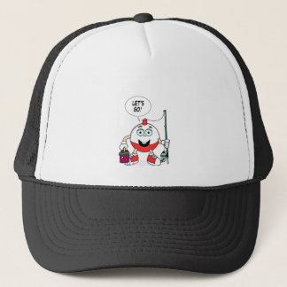 Lets gehen, Bobber zu fischen Truckerkappe