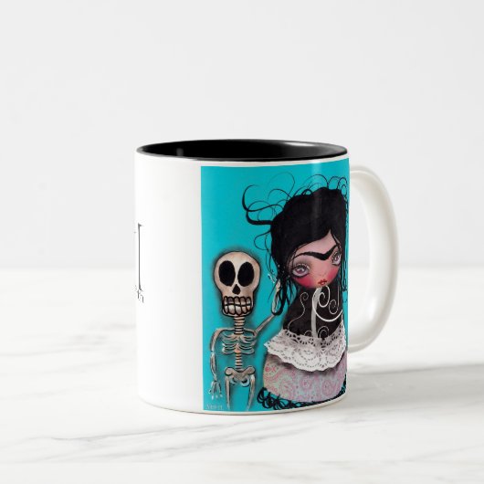 Lets gehen zu tanzen zweifarbige tasse (VorderseiteRechts)