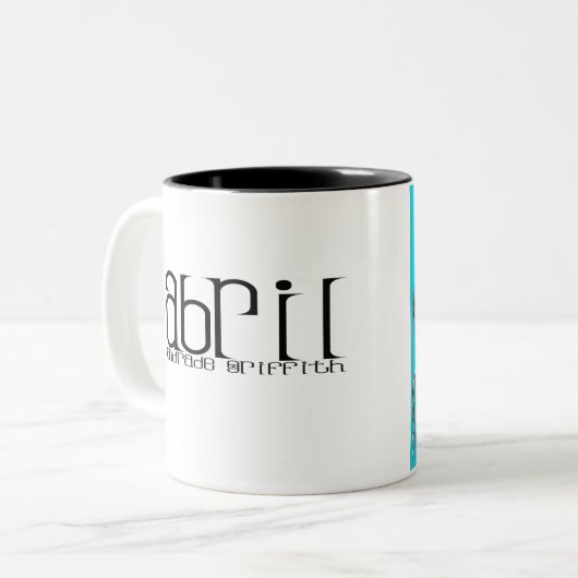 Lets gehen zu tanzen zweifarbige tasse (Vorderseite Links)