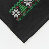 Lets Get Baked Ugly Sweater Weed Christmas Xmas Fleecedecke (Ecke)