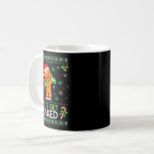 Lets Get Baked Ugly Sweater Weed Christmas Xmas Kaffeetasse (Vorderseite Links)