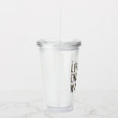 Let's Get Chocolate Wasted Chocoholic Acryltrinkbecher (Rechts)