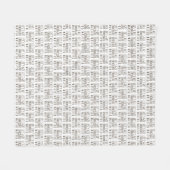 Let's Get Chocolate Wasted Chocoholic Natural Fleecedecke (Vorderseite (Horizontal))