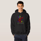 Let's Get Crazy Funny Dabbing Crawfish Mardi Gras  Hoodie (Vorne ganz)