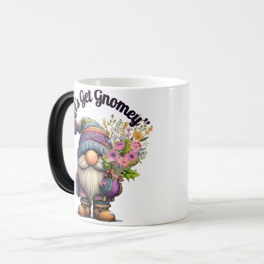 Let's Get Gnomey Verwandlungstasse (Vorderseite Links)