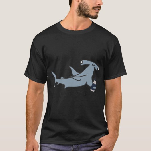 lets get hammered hammerhead family T-Shirt (Vorderseite)