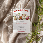 Let's Get Jolly | Christmas Cocktails Party invita Einladung