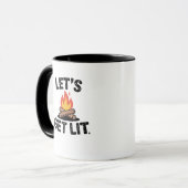 Let's Get Lit - Campfire Vibes - Camping Adventure Tasse (Vorderseite Links)