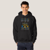 Let's Get Lit Chanukah Hanukkah Christmas Ugly Sw Hoodie (Vorne ganz)