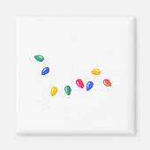 Let's Get Lit Christmas Lights Magnet (Vorne)