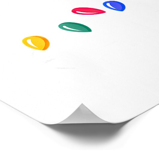 Let's Get Lit Christmas Lights  Poster (Ecke)