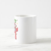 Let's Get Lit Cute Snowman Funny Christmas Vibes Kaffeetasse (Mittel)