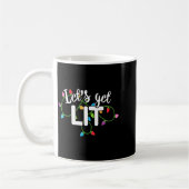 Lets Get Lit Funny Christmas Drinking Apparel Xma  Kaffeetasse (Links)