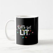 Lets Get Lit Funny Christmas Drinking Apparel Xma Kaffeetasse (Links)