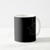 Lets Get Lit Funny Christmas Quote  Kaffeetasse (VorderseiteRechts)