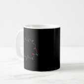 Lets Get Lit Funny Christmas Quote Kaffeetasse (Vorderseite Links)