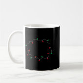 Lets Get Lit Funny Christmas Quote Kaffeetasse (Links)