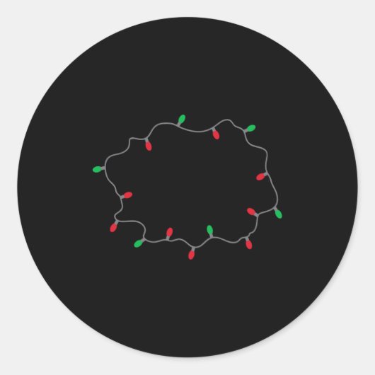 Lets Get Lit Funny Christmas Quote  Runder Aufkleber (Vorderseite)