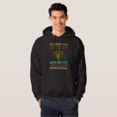 Let's Get Lit Menorah Jewish Ugly Hanukkah Chanuk Hoodie (Vorne ganz)