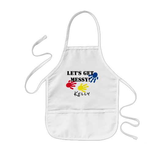 Let's Get Messy! Personalized Kinderschürze (Vorne)