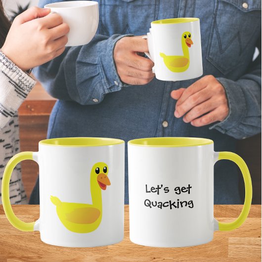 Let's get Quacking Duck Humor Tasse