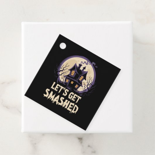 Let's Get Smashed Halloween Geschenkanhänger (Beispiel)